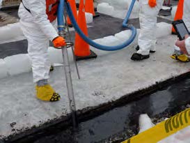 Oil in ice